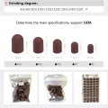 2020 hot sale Various custom abrasive brown pedicure sanding caps for nail salons